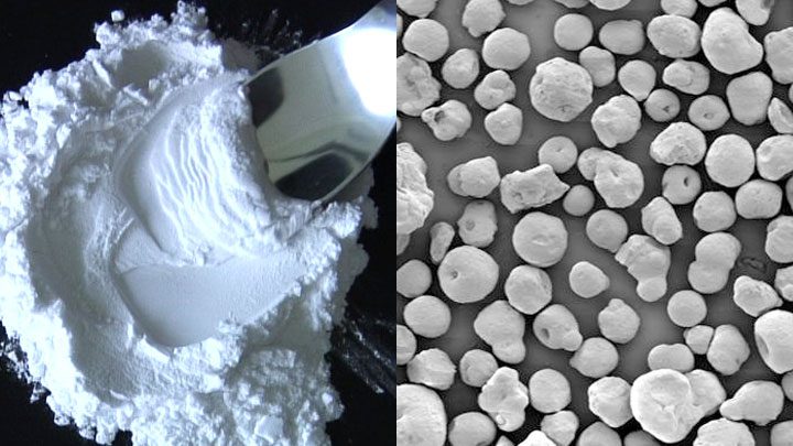 Caractérisation et analyse des poudres : propriétés physiques et rhéologiques